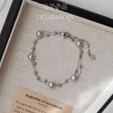  Lắc tay Titan Grey Pearl 