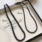  Dây chuyền Titan Mã não đen 