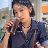  Dây chuyền Titan Mã não đen 