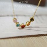  Dây chuyền Titan Color Smile Bi 