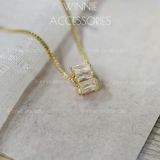  Dây chuyền Titan Zirconia Circle 