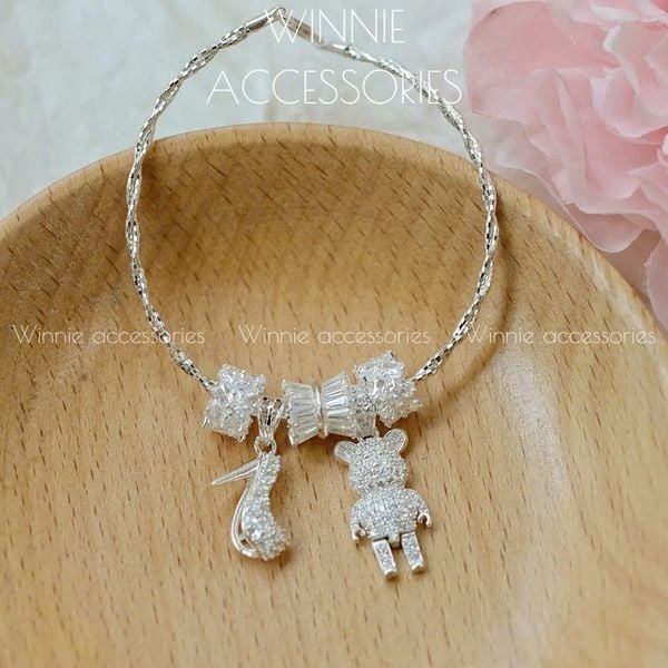  Vòng tay Bạc S925 2 xoắn 