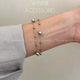  Lắc tay Titan Grey Pearl 