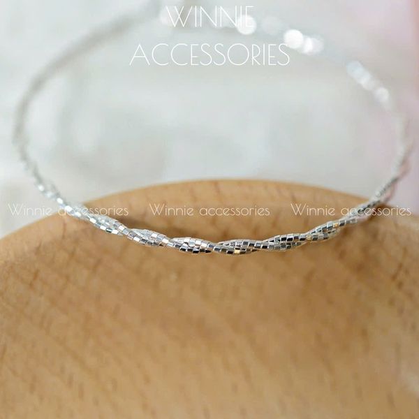  Vòng tay Bạc S925 2 xoắn 