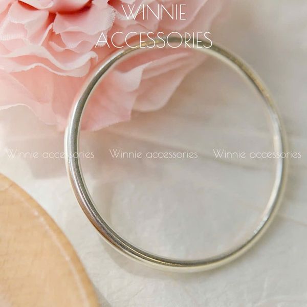  Vòng tay Bạc S925 990 tròn trơn 