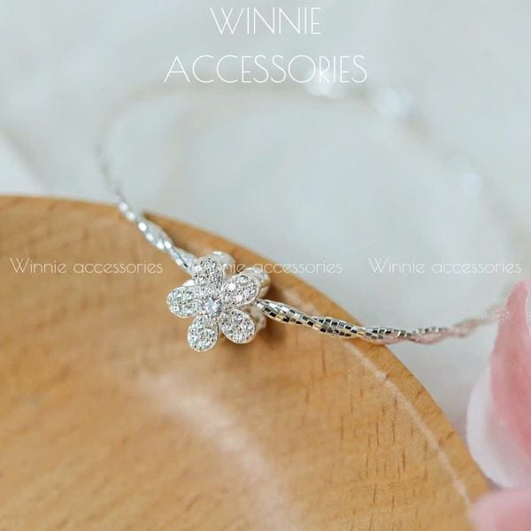  Charm Bạc S925 Xỏ Hoa Mai 