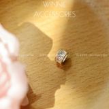  Charm Bạc S925 Xỏ Zirconia 