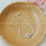  Lắc tay Bạc S925 Dây rút tròn 
