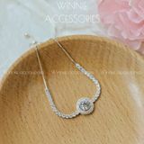  Lắc tay Bạc S925 Dây rút tròn 
