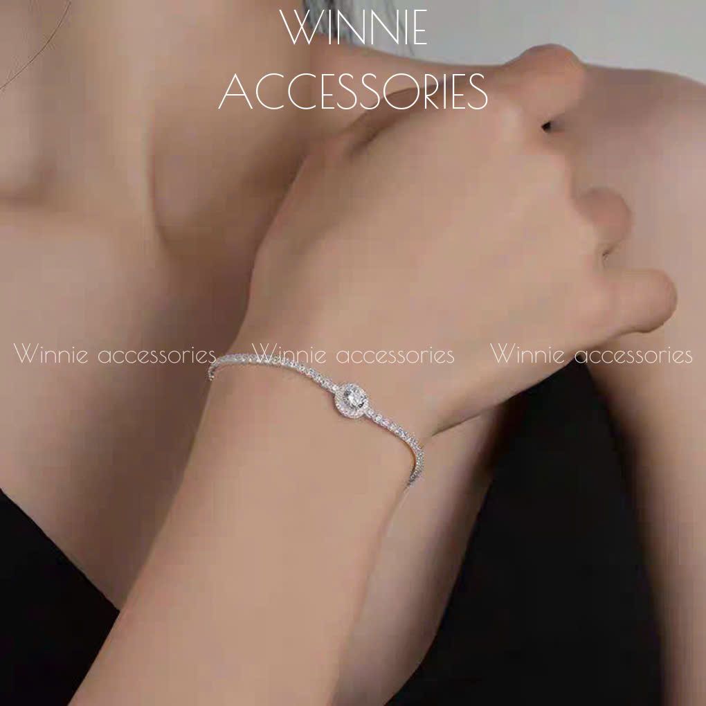  Lắc tay Bạc S925 Dây rút tròn 