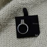  Nhẫn Bạc S925 Halo 