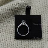  Nhẫn Bạc S925 Simple Round 