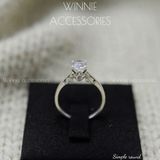  Nhẫn Bạc S925 Simple Round 