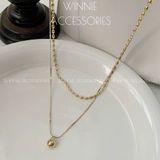  Dây chuyền titan Layer grain 