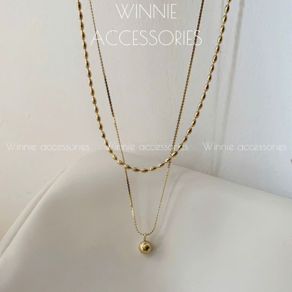  Dây chuyền titan Layer grain 