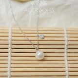  Dây chuyền Bạc S925 Diamond Pearl 
