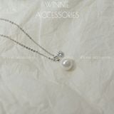  Dây chuyền Bạc S925 Diamond Pearl 