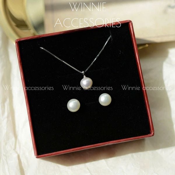  Dây chuyền Bạc S925 Mini pearl 