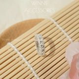  Nhẫn Bạc S925 Kim Tiền Cát Tường 
