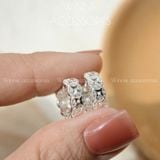  Hoa tai Bạc S925 Kim Tiền Cát Tường 