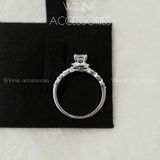  Nhẫn Bạc S925 Halo Mia 