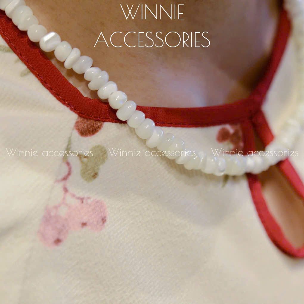  Dây chuyền Hạt xà cừ 