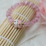  Vòng tay Neko Opal Hồng 