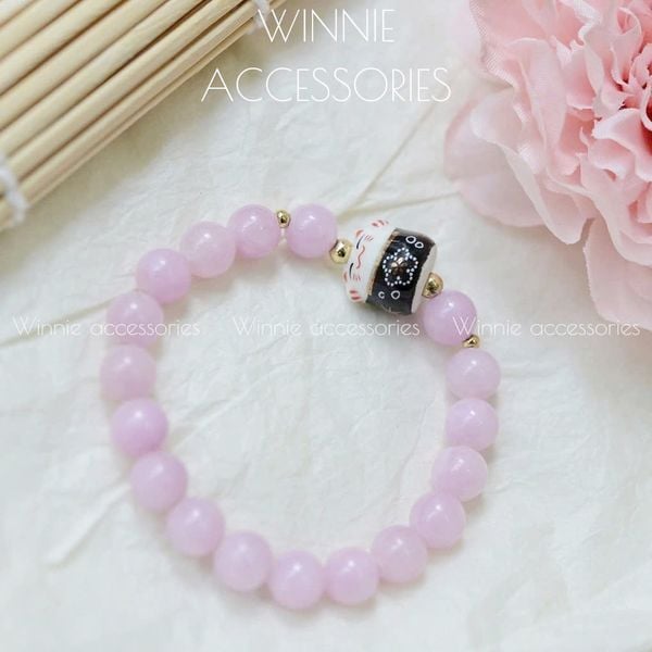  Vòng tay Neko tím mèo đen 