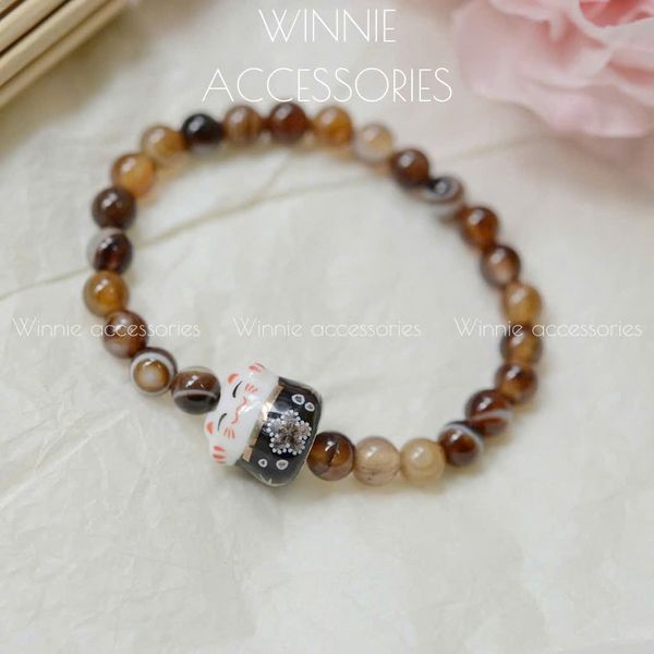  Vòng tay Neko nâu vân 6ly 