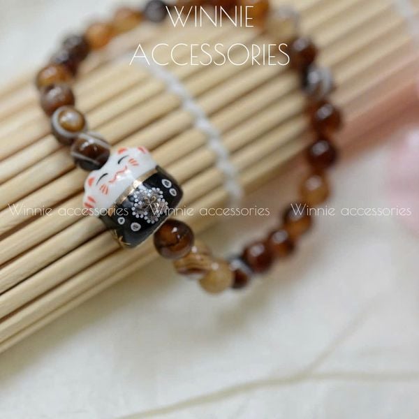  Vòng tay Neko nâu vân 6ly 