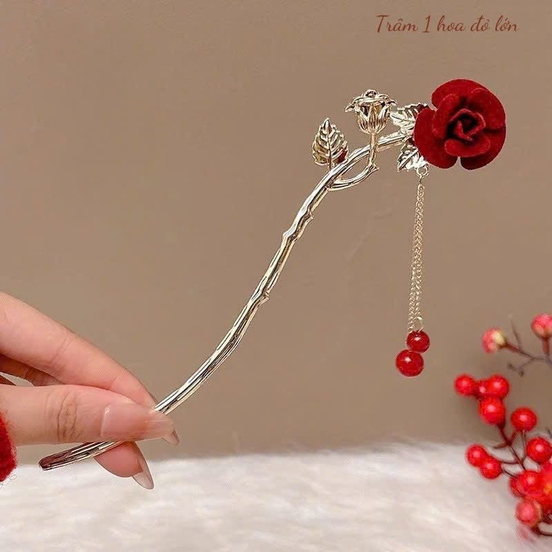  Trâm 1 Hoa đỏ lớn 