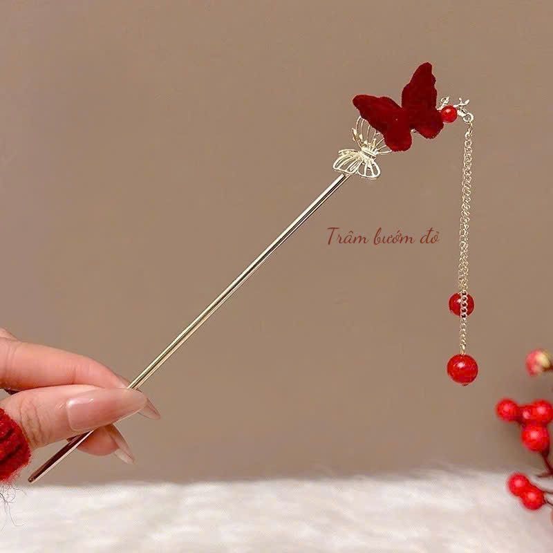  Trâm 2 Bướm đỏ 