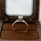  Nhẫn Bạc S925 Soli Heart 
