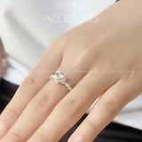  Nhẫn Bạc S925 Twist Heart 