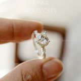  Nhẫn Bạc S925 Twist Heart 