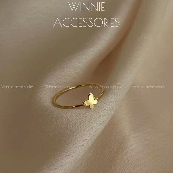  Nhẫn titan tiny Butterfly 