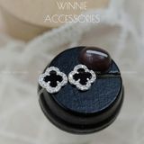  Hoa tai Bạc S925 VCA đá 