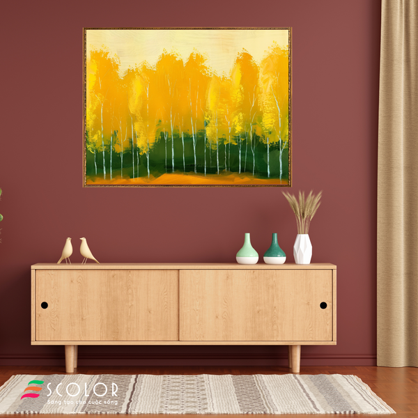 Tranh Rừng thu vàng - SC00402