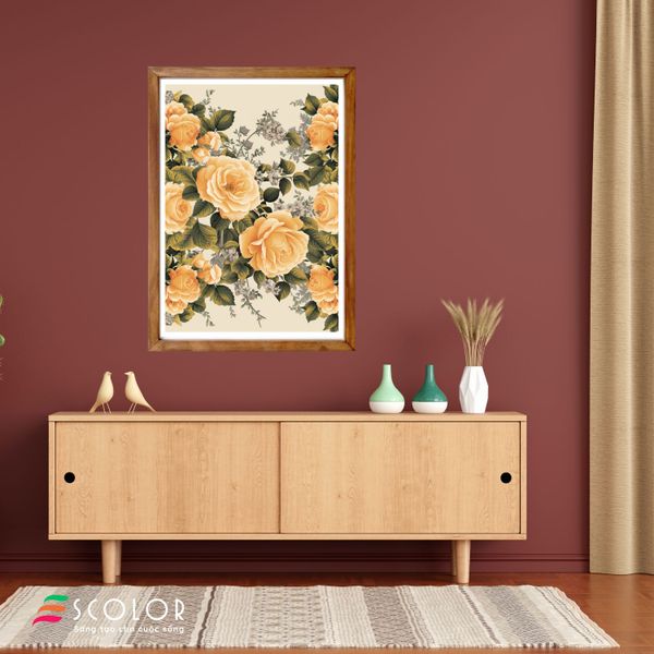Tranh Hạnh phúc hoa hồng - SCG00008