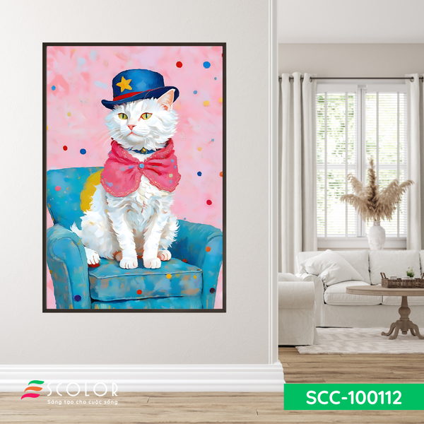Tranh Chú mèo quý tộc - SCC100112