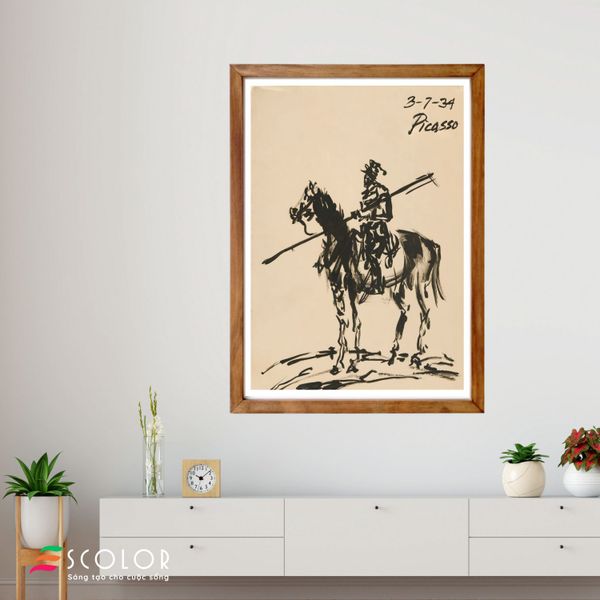 Tranh Kỵ sĩ và ngựa - SCG00001