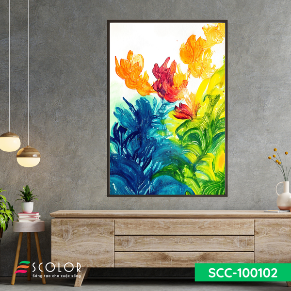 Tranh Vũ điệu của hoa lá - SCC100102