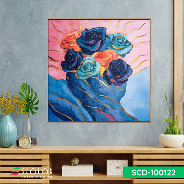 Tranh Ánh dương rực rỡ - SCD100122