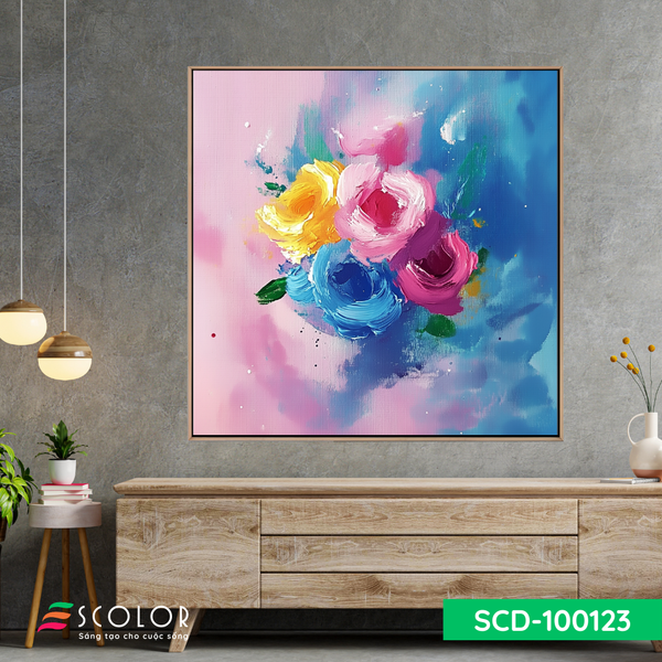 Tranh Sắc hoa giữa trời - SCD100123
