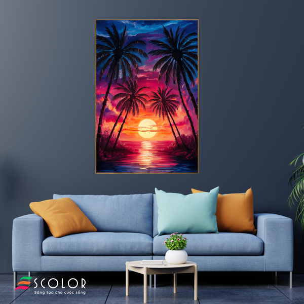 Tranh Dưới Ánh Hoàng Hôn - SC00051