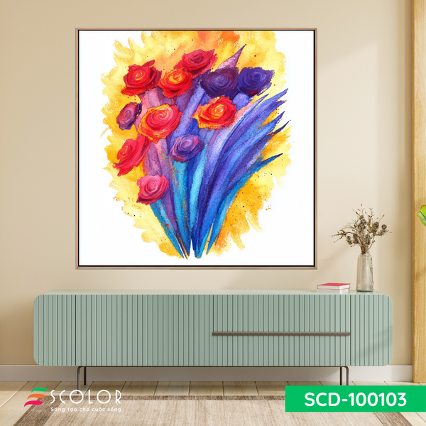 Tranh Hương sắc nắng mai - SCD100103