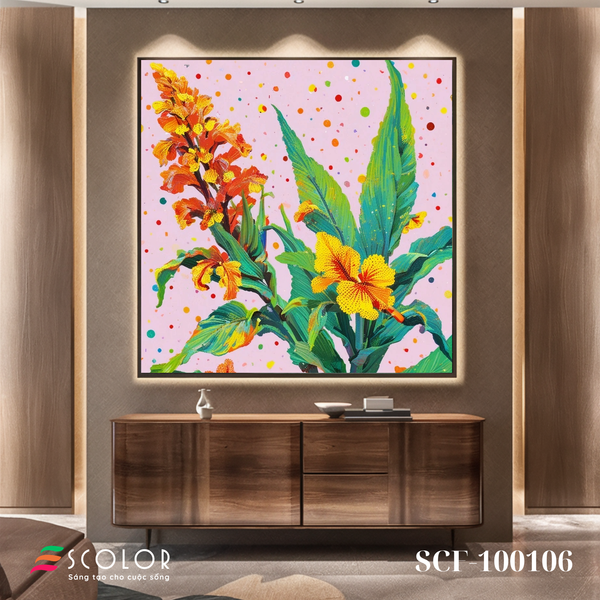 Tranh Nắng Mới Ngày Xuân - SCF100106