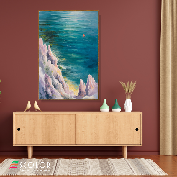 Tranh Biển Xanh Yên Bình - SC00008