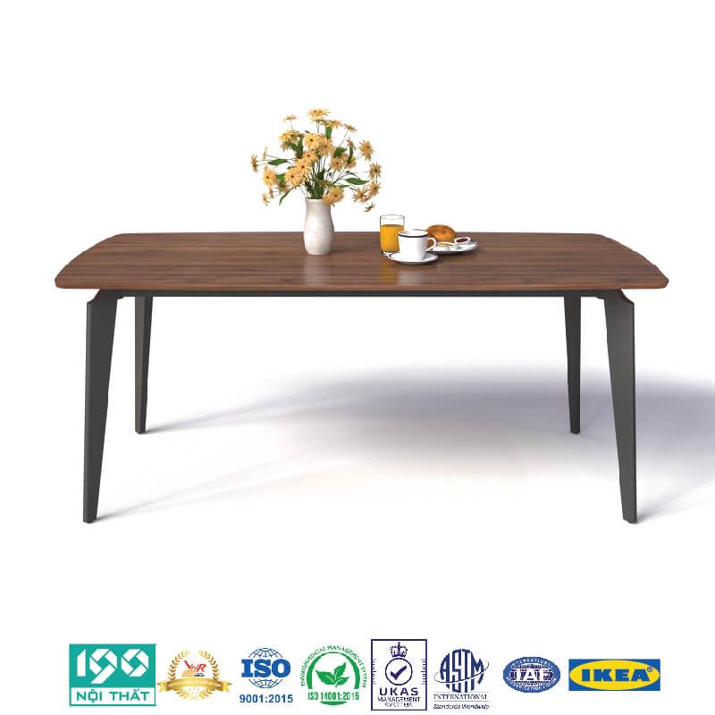 Bàn Ăn Mặt Gỗ Plywood BA04-P18