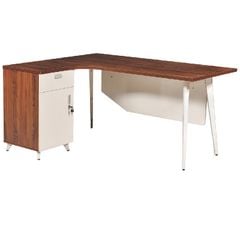 Bàn Chữ L Có Hộc Liền LUXL14HLC10 & LUXL16HLC10